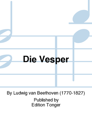 Book cover for Die Vesper