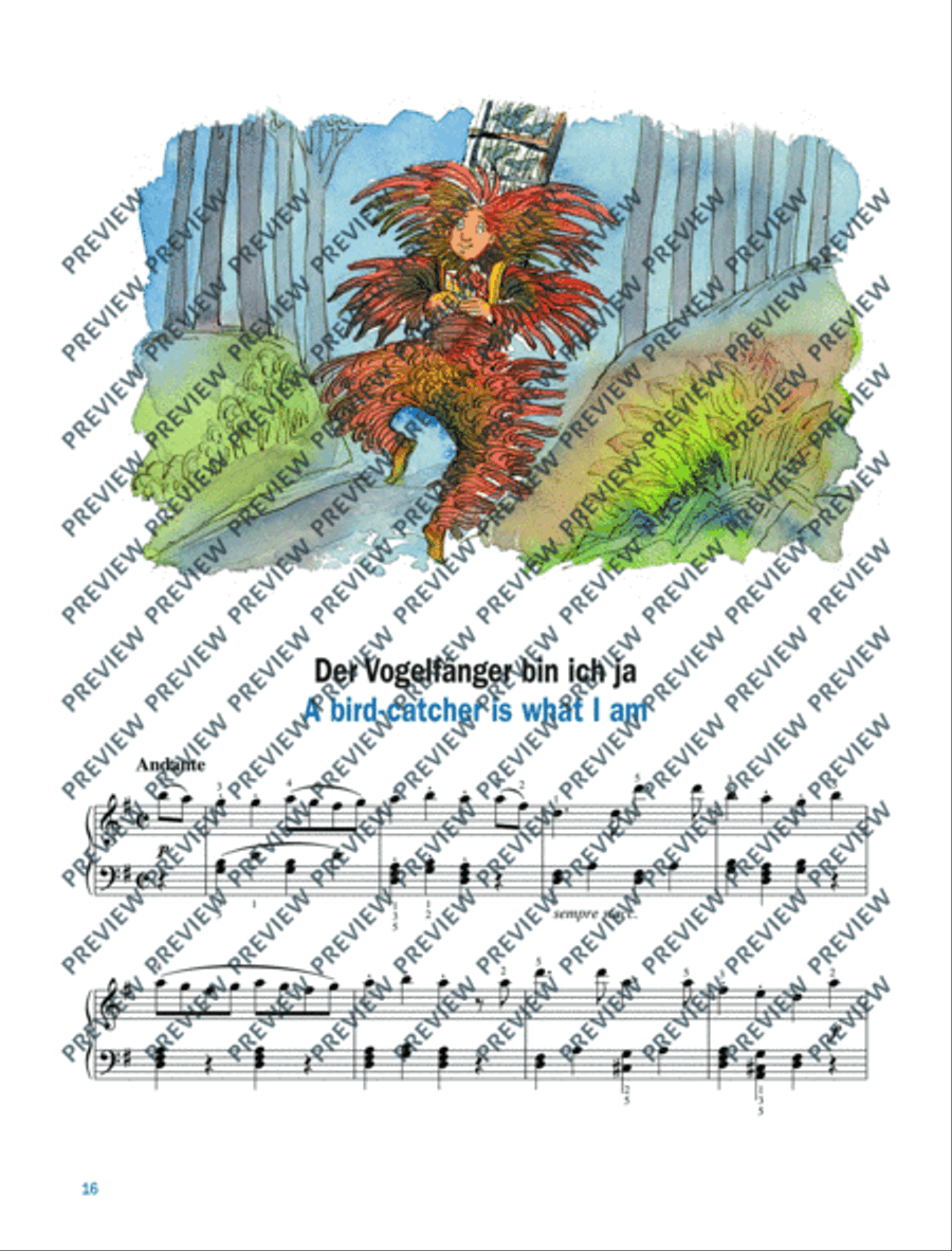 The Magic Flute The Magic Flute Piano Solo scores gallery preview page 17