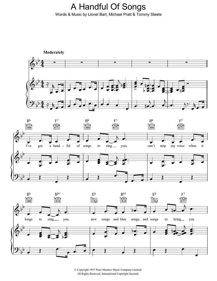 A Handful Of Songs A Handful Of Songs Guitar scores gallery preview page 1