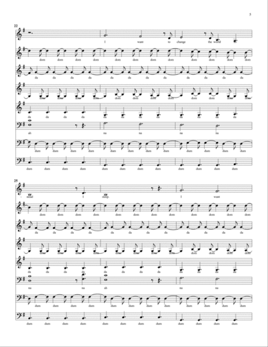 Keep Breathing Keep Breathing 4-Part scores gallery preview page 5