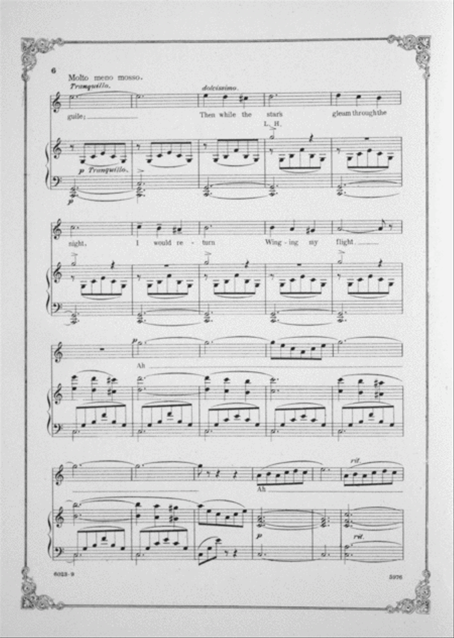 Babette. Where the Fairest Flowers are Blooming. Butterfly Waltz Song Voice scores gallery preview page 5