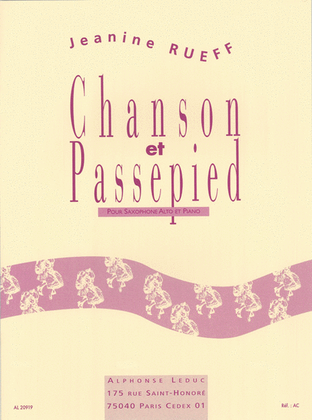 Chanson et Passepied