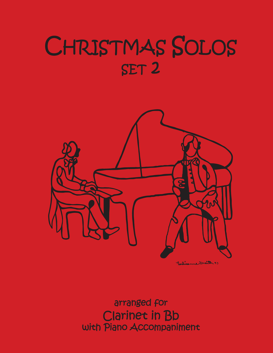 Christmas Solos for Clarinet & Piano Set 2 Clarinet Solo scores gallery preview page 1