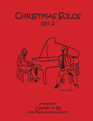 Book cover for Christmas Solos for Clarinet & Piano Set 2