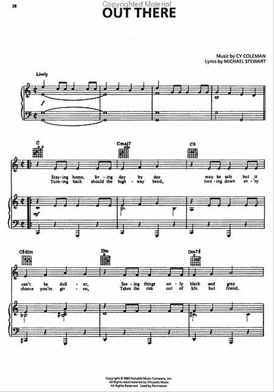 Barnum Piano, Vocal scores gallery preview page 4