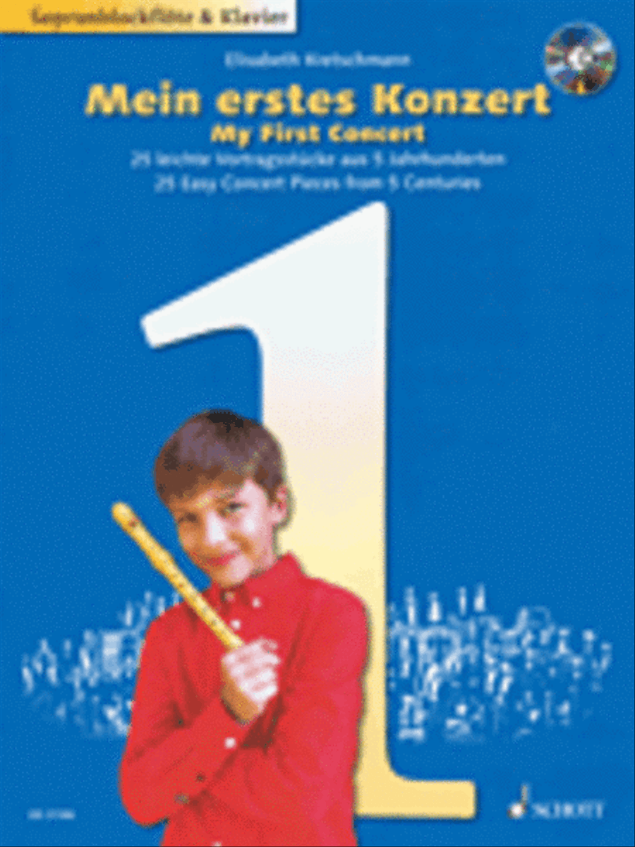 My First Concert: 25 Easy Concert Pieces from 5 Centuries Soprano Recorder scores gallery preview page 1