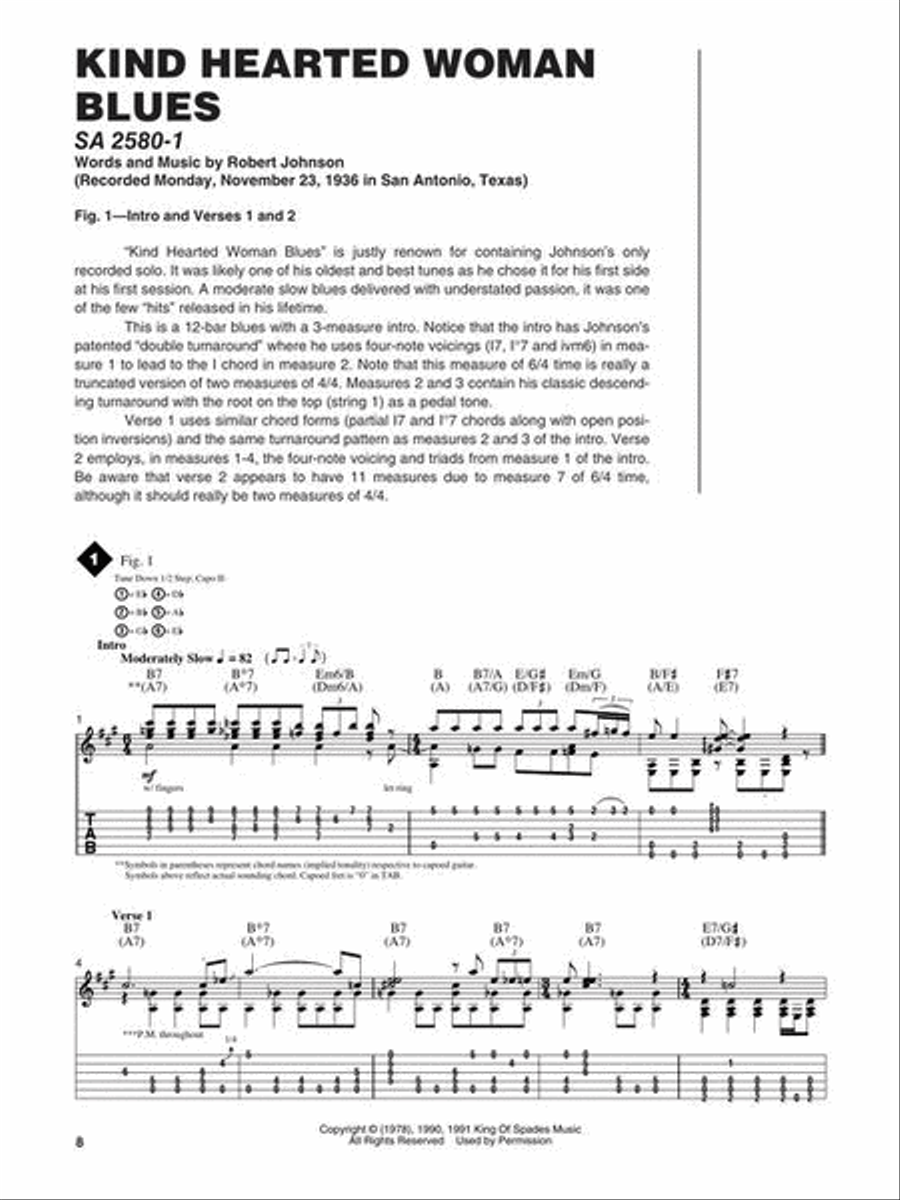 Robert Johnson – Signature Licks Electric Guitar scores gallery preview page 4
