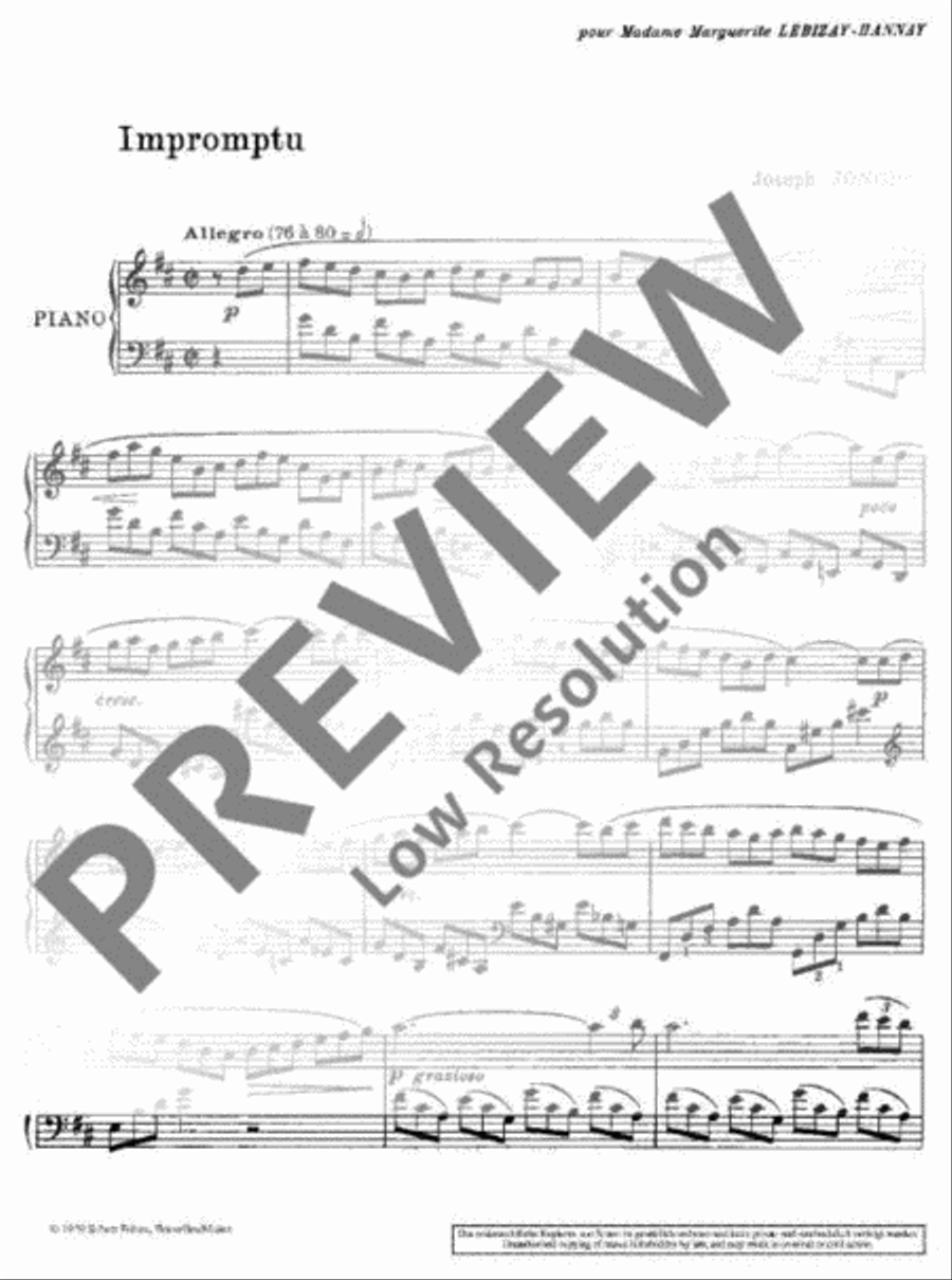 Impromptu No. 1 Piano Solo scores gallery preview page 3