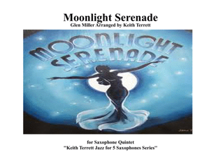 Book cover for Moonlight Serenade for Saxophone Quintet