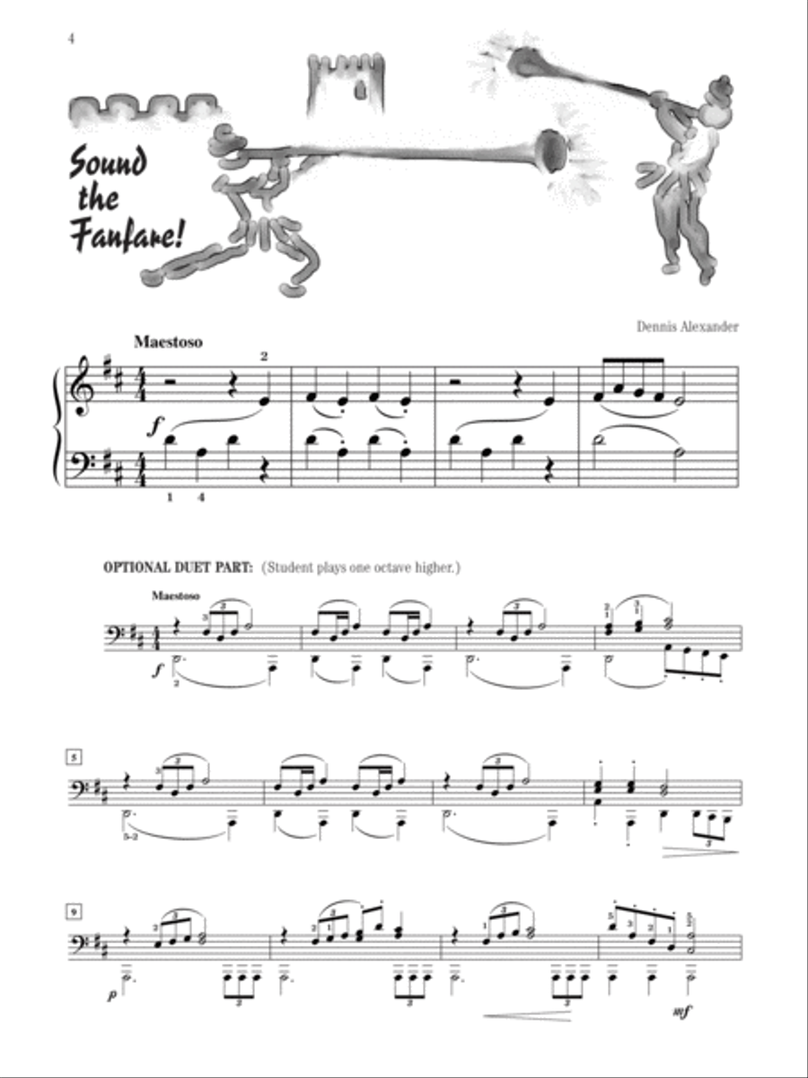 Finger Paintings, Book 3 Finger Paintings, Book 3 Easy Piano scores gallery preview page 4