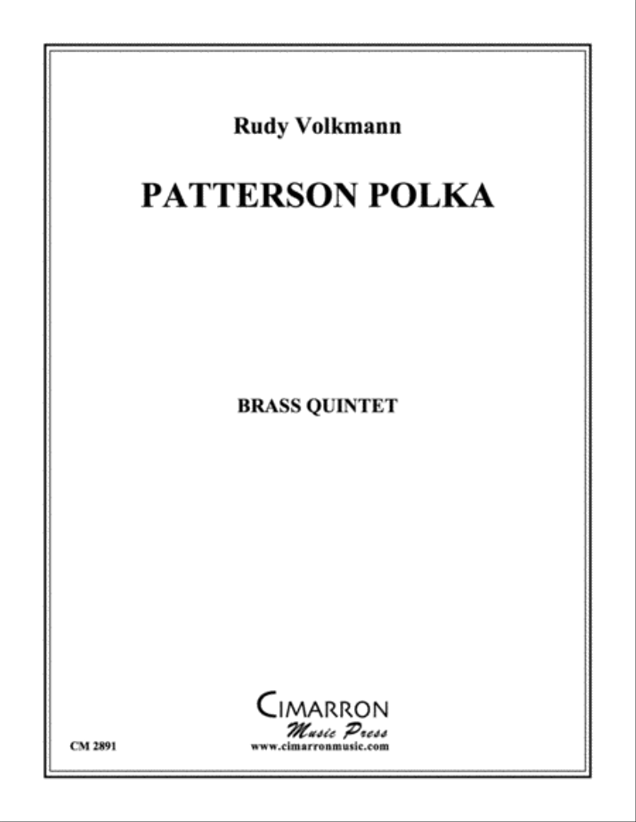 Patterson Polka Patterson Polka Brass Quintet scores gallery preview page 1