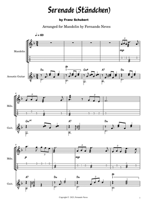 Serenade (Ständchen) for Mandolin
