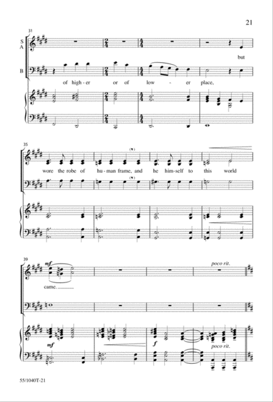 Arise, Rejoice! 3-Part scores gallery preview page 23