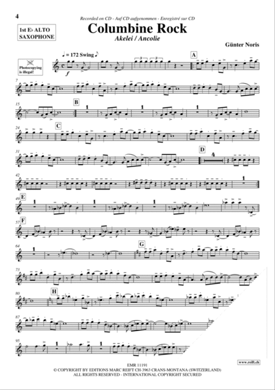 Play The 1st Alto Sax With The Ballroom Dance Orchestra Vol. 3 Alto Saxophone scores gallery preview page 5