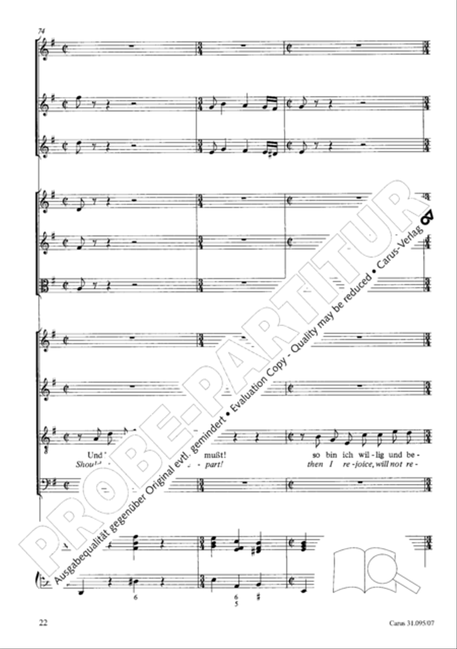 For me to live is Jesus (Christus, der ist mein Leben) STB scores gallery preview page 23