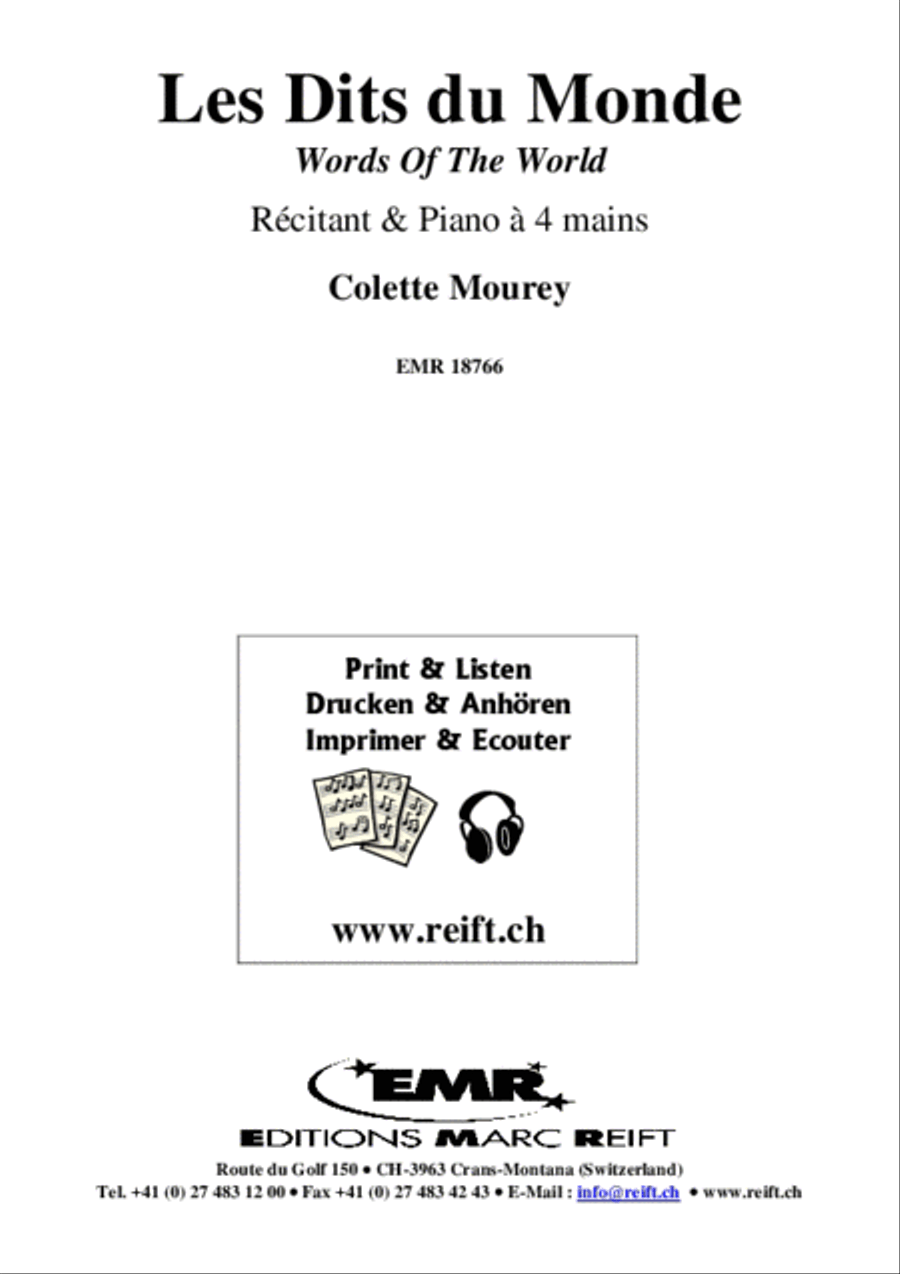 Les Dits du Monde Piano Accompaniment scores gallery preview page 2