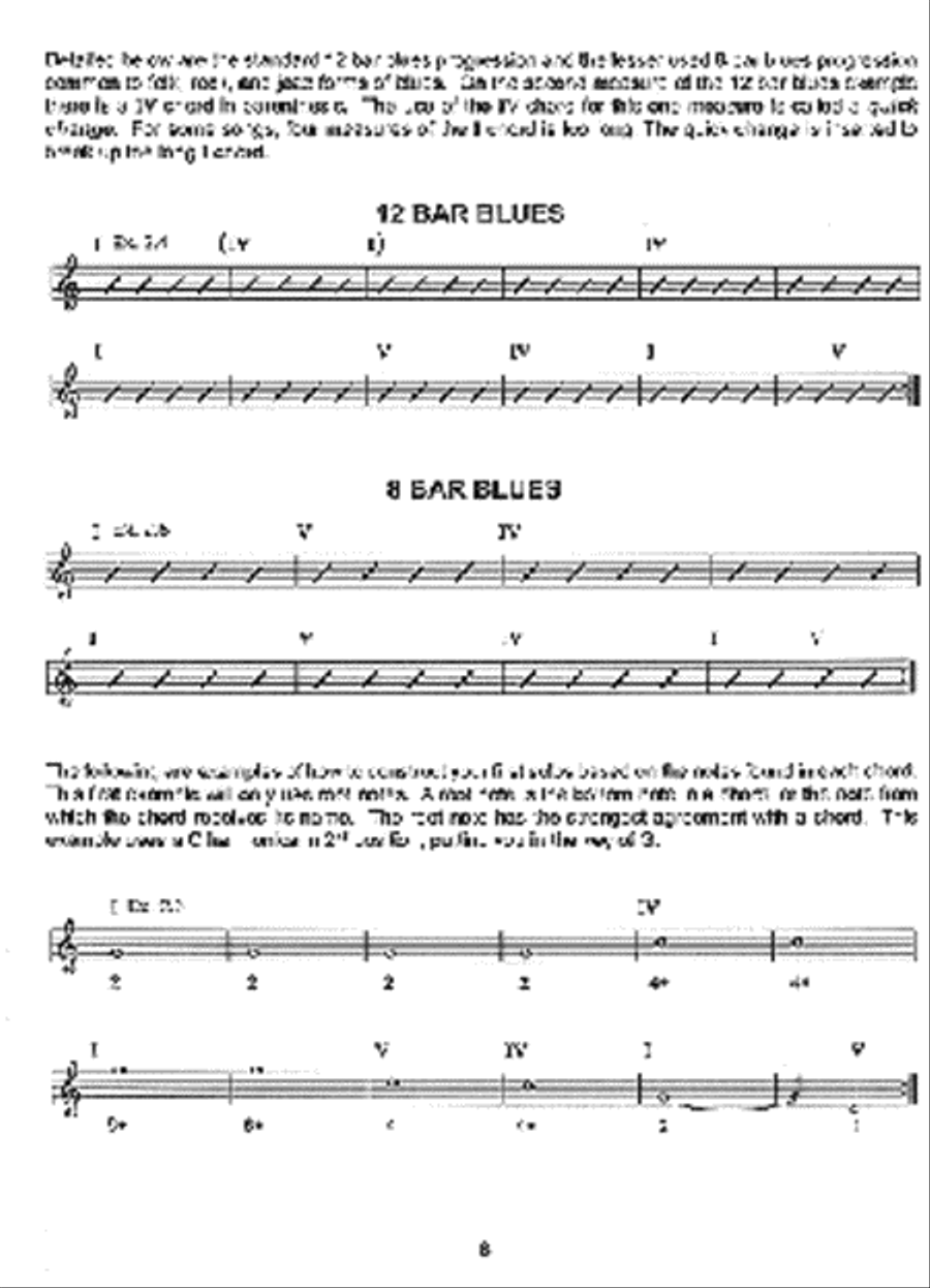 Blues Harmonica Jam Tracks & Soloing Concepts #1 Harmonica scores gallery preview page 4