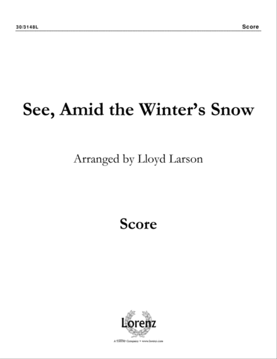 See, Amid the Winter's Snow Brass Ensemble scores gallery preview page 1