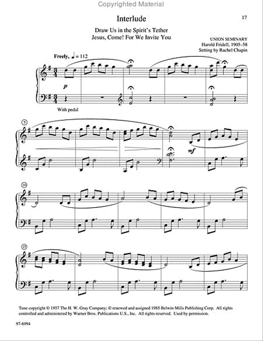 The Cross of Christ: Six Lenten Pieces Piano Solo scores gallery preview page 7