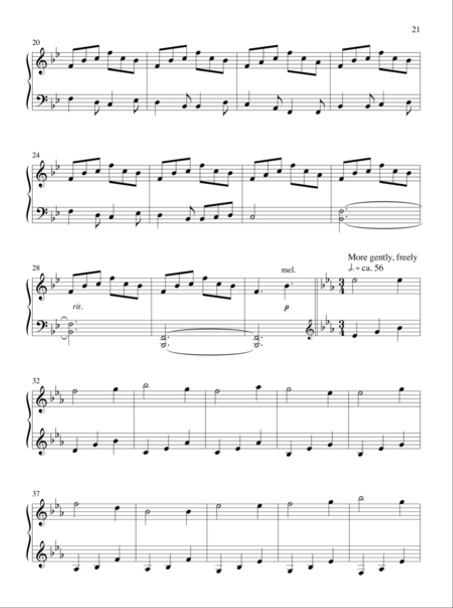 Christmas Impressions Piano Solo scores gallery preview page 12
