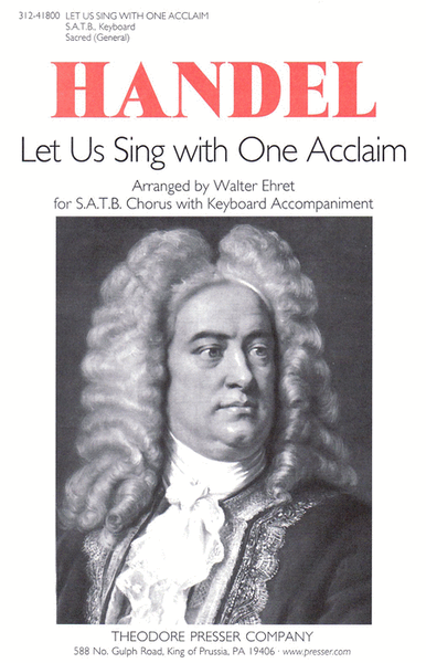 Let Us Sing With One Acclaim