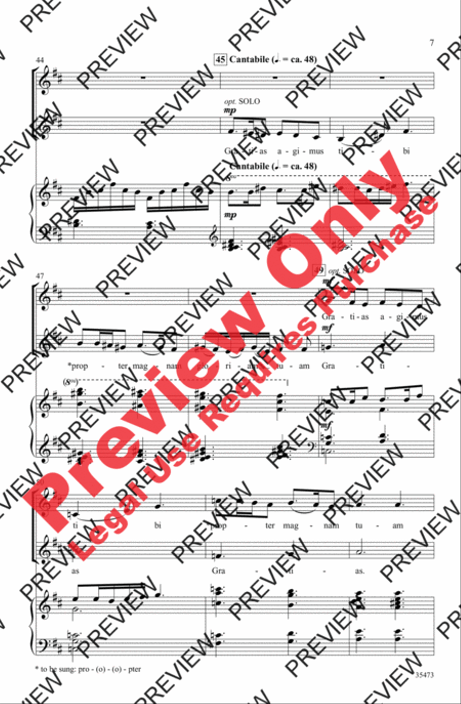 Gloria Women's Choir scores gallery preview page 7