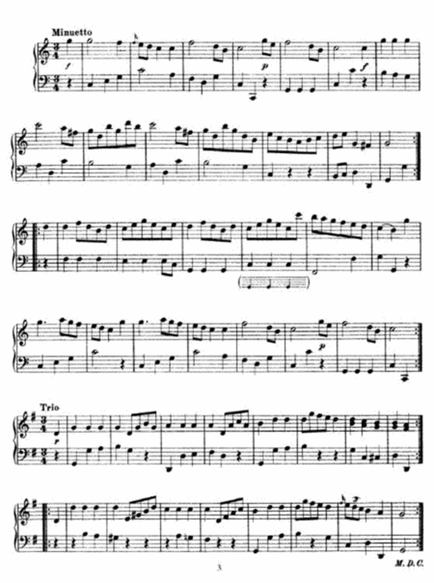 Franz Joseph Haydn - Sonata in C Major (1785 or 1767), Hob 16 no 15