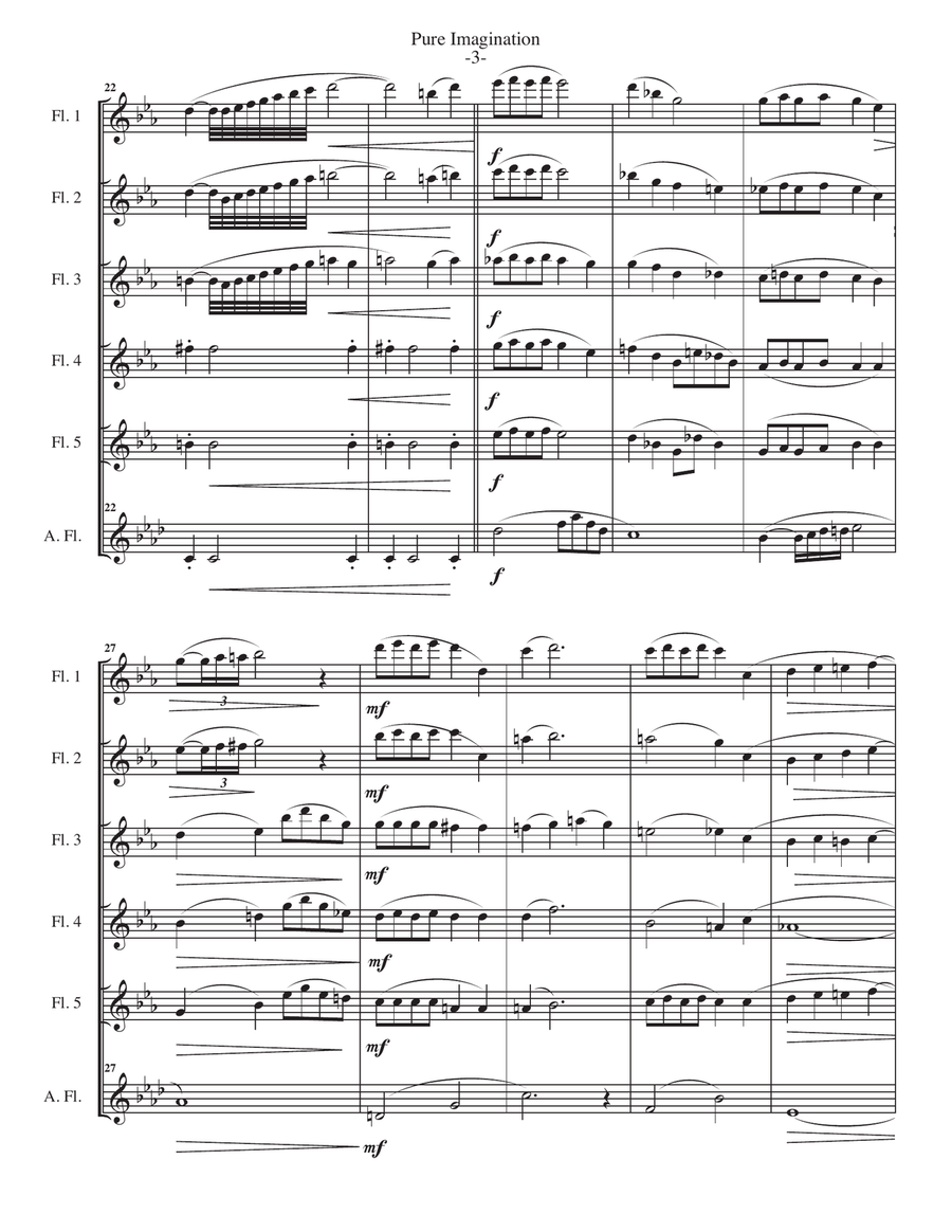 Pure Imagination Woodwind Ensemble scores gallery preview page 4