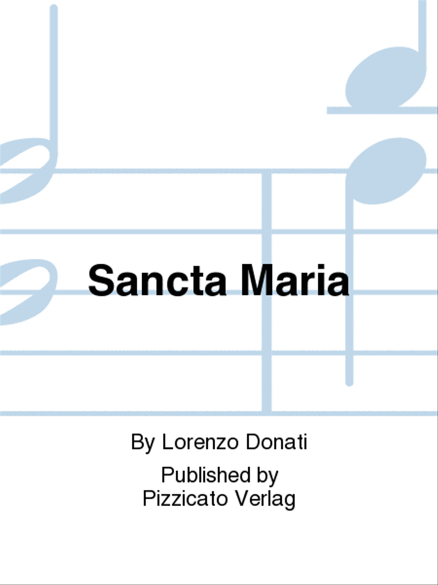Sancta Maria Sancta Maria Saints' Days scores gallery preview page 1