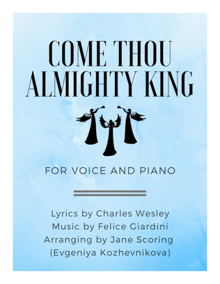 Book cover for Come Thou Almighty King (voice and piano)