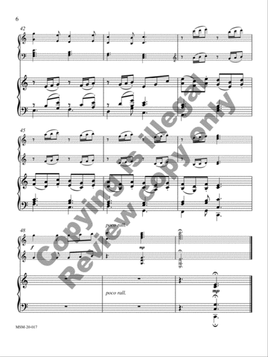 Three Advent Pieces for Harp and Organ Harp scores gallery preview page 5