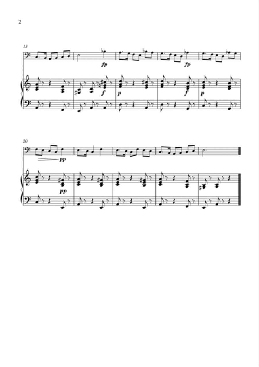 Album Leaves Op.124 No.2 Piano scores gallery preview page 2