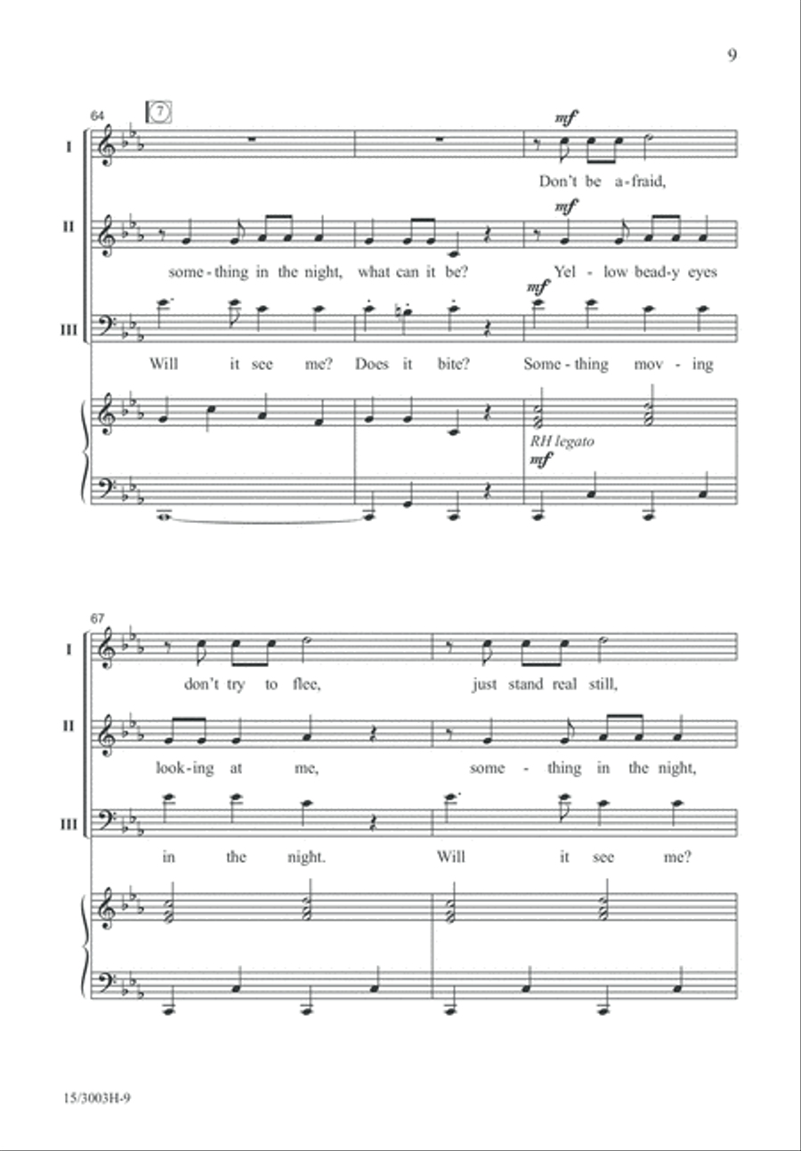 Something in the Dark Something in the Dark 3-Part scores gallery preview page 9
