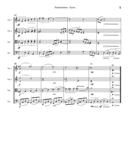 Summertime by Kenny Chesney Cello - Digital Sheet Music