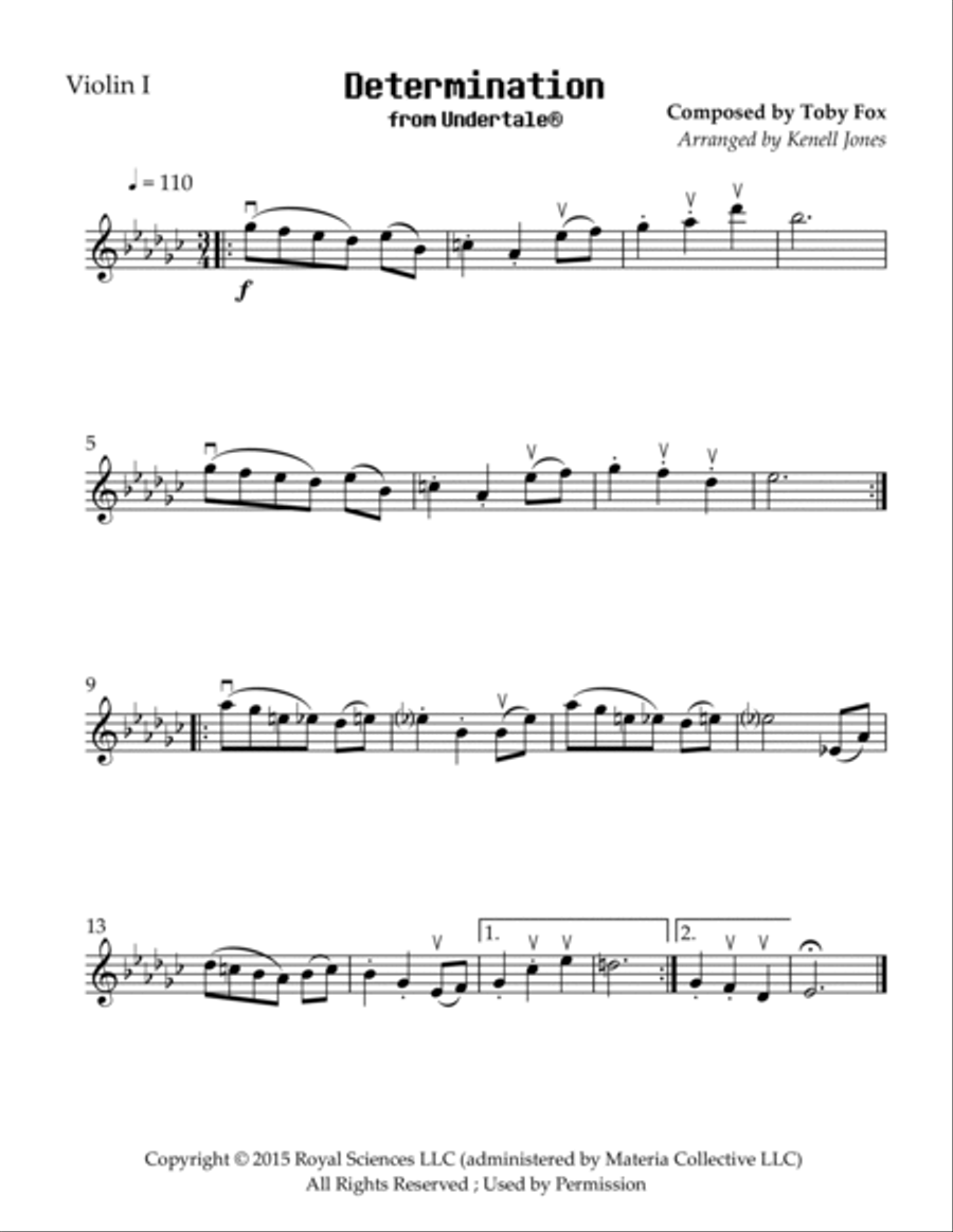 Determination Determination String Quintet scores gallery preview page 3