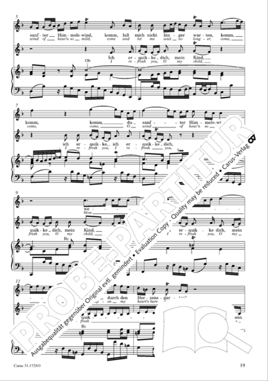 Sound forth, now with singing (Erschallet, ihr Lieder) 4-Part scores gallery preview page 20