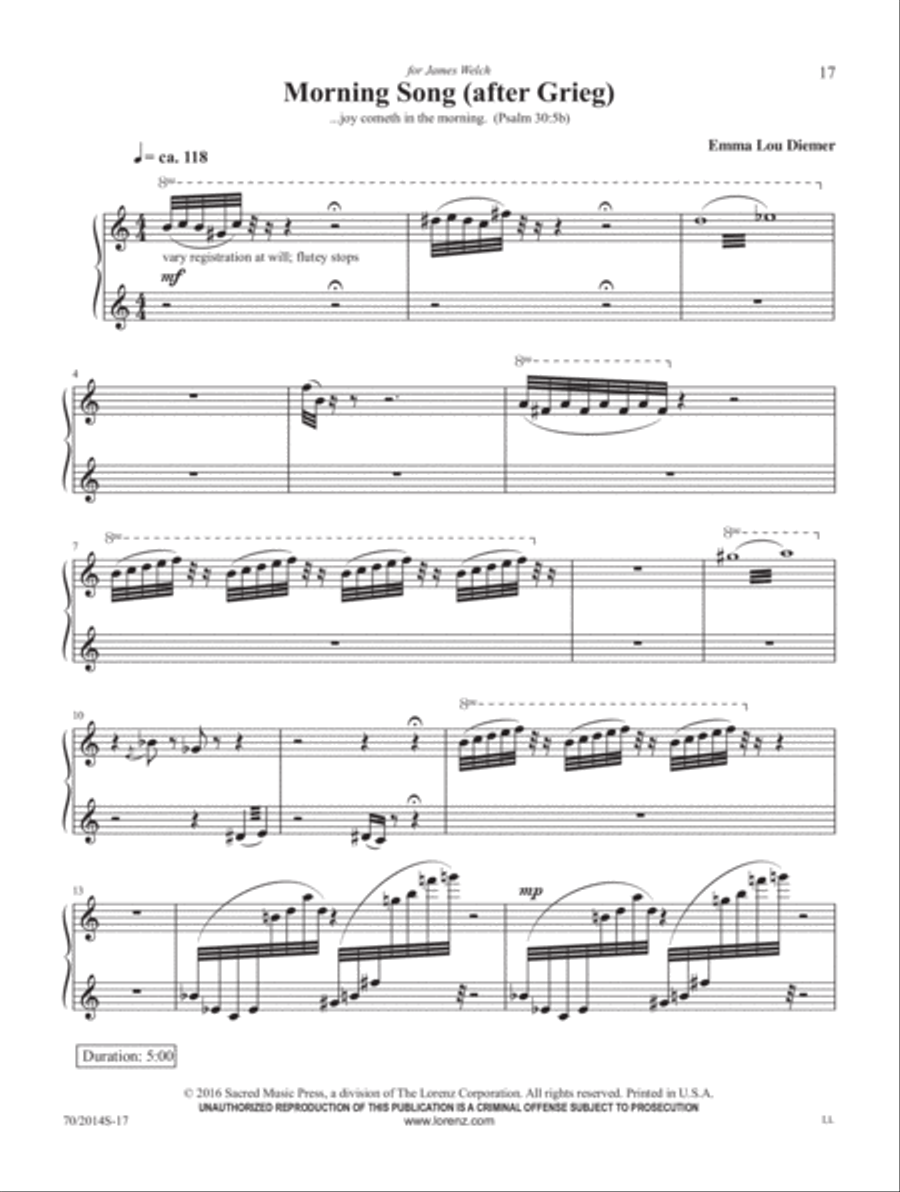 Visions from Scripture Organ Solo scores gallery preview page 7