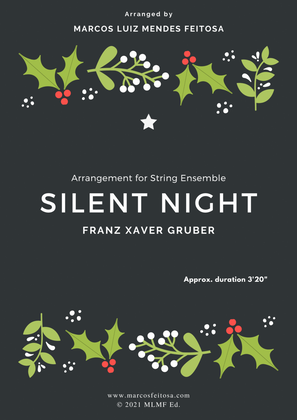 Book cover for Silent Night - String Ensemble