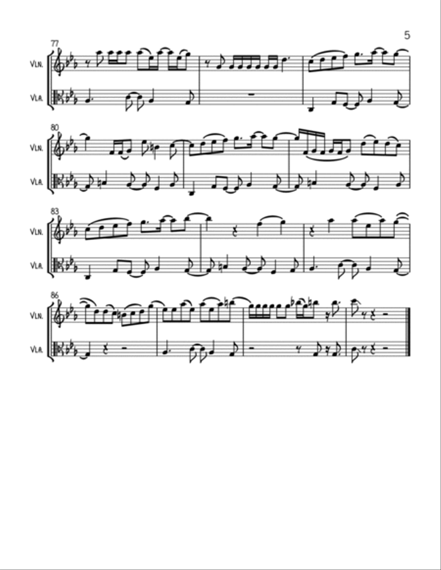 We Don't Talk About Bruno String Duet scores gallery preview page 5