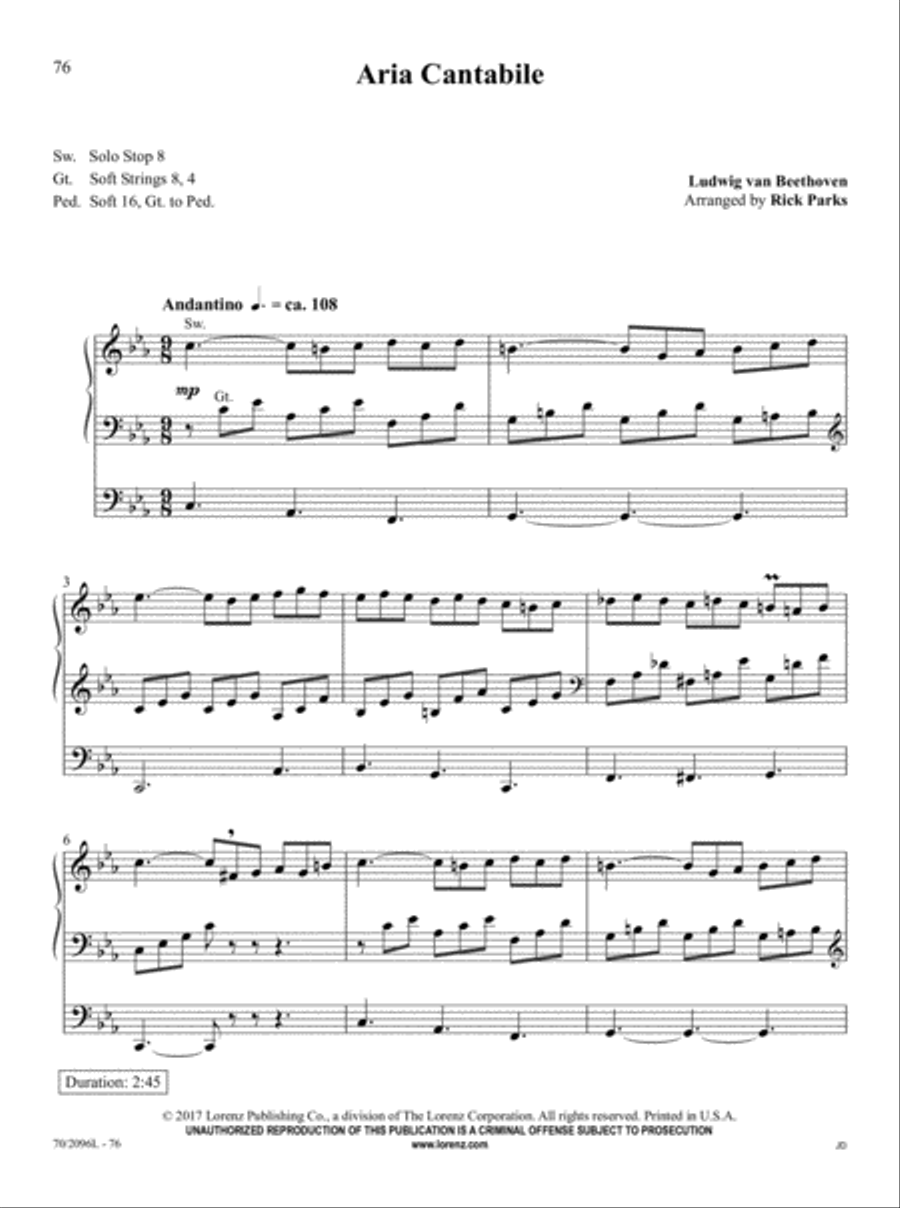 The Organist's Library, Vol. 63 Organ Solo scores gallery preview page 24