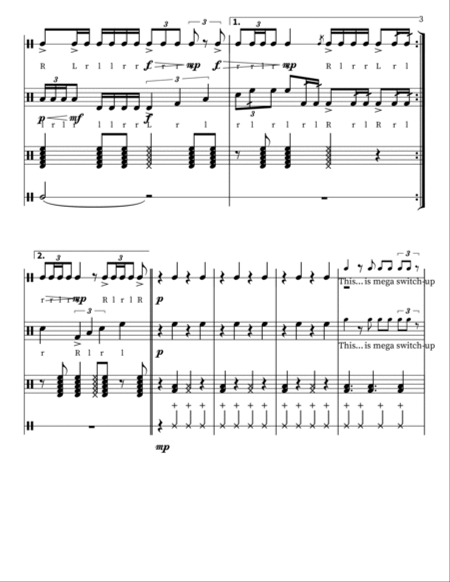 Just Can't Get Enough Marching Band scores gallery preview page 3