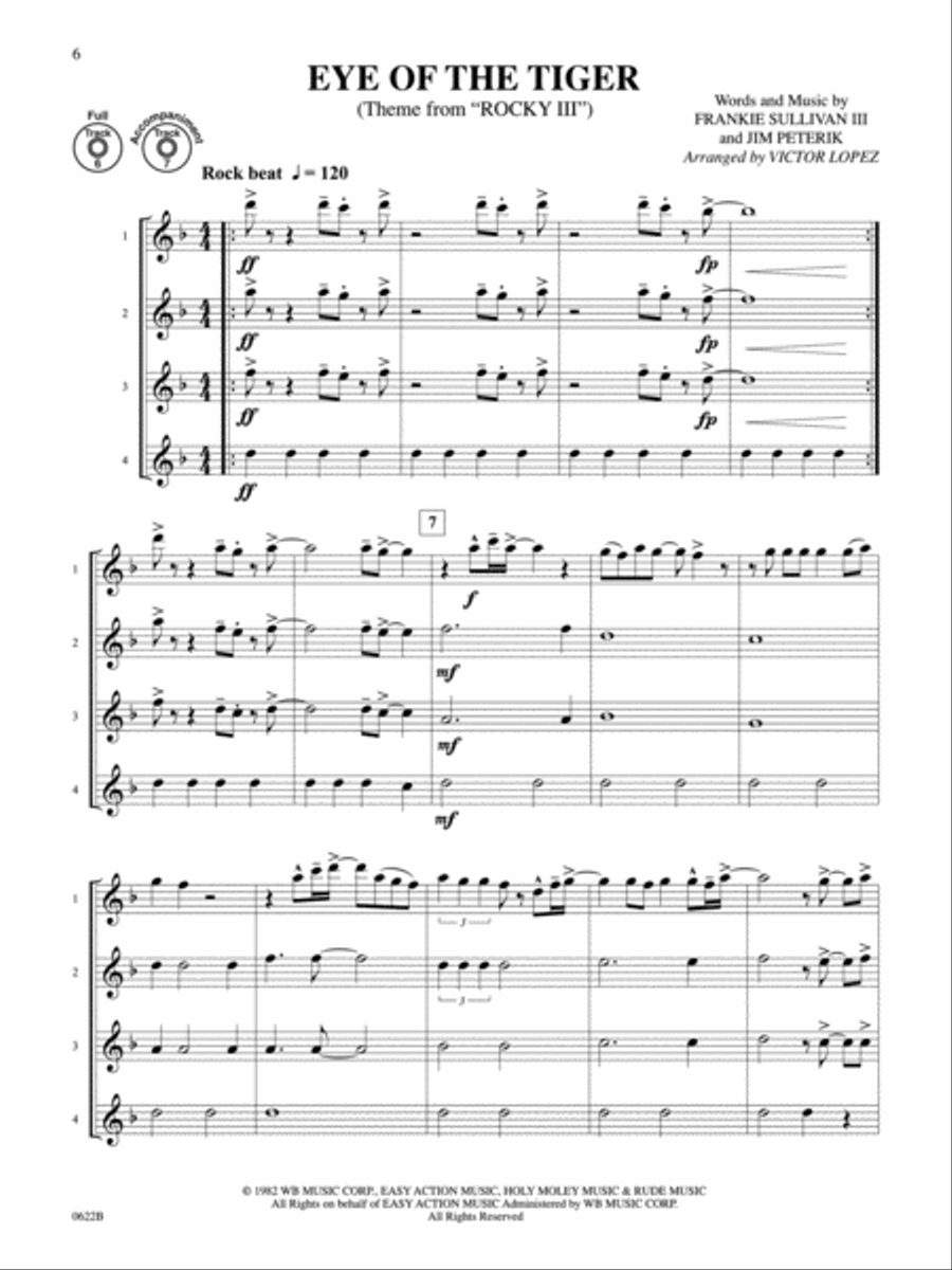 Flex-Ability Pops -- Solo-Duet-Trio-Quartet with Optional Accompaniment Small Ensemble scores gallery preview page 3