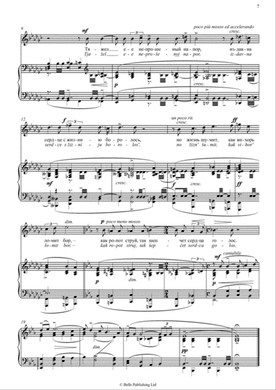 15 Romances, Op. 26 Voice Solo scores gallery preview page 4