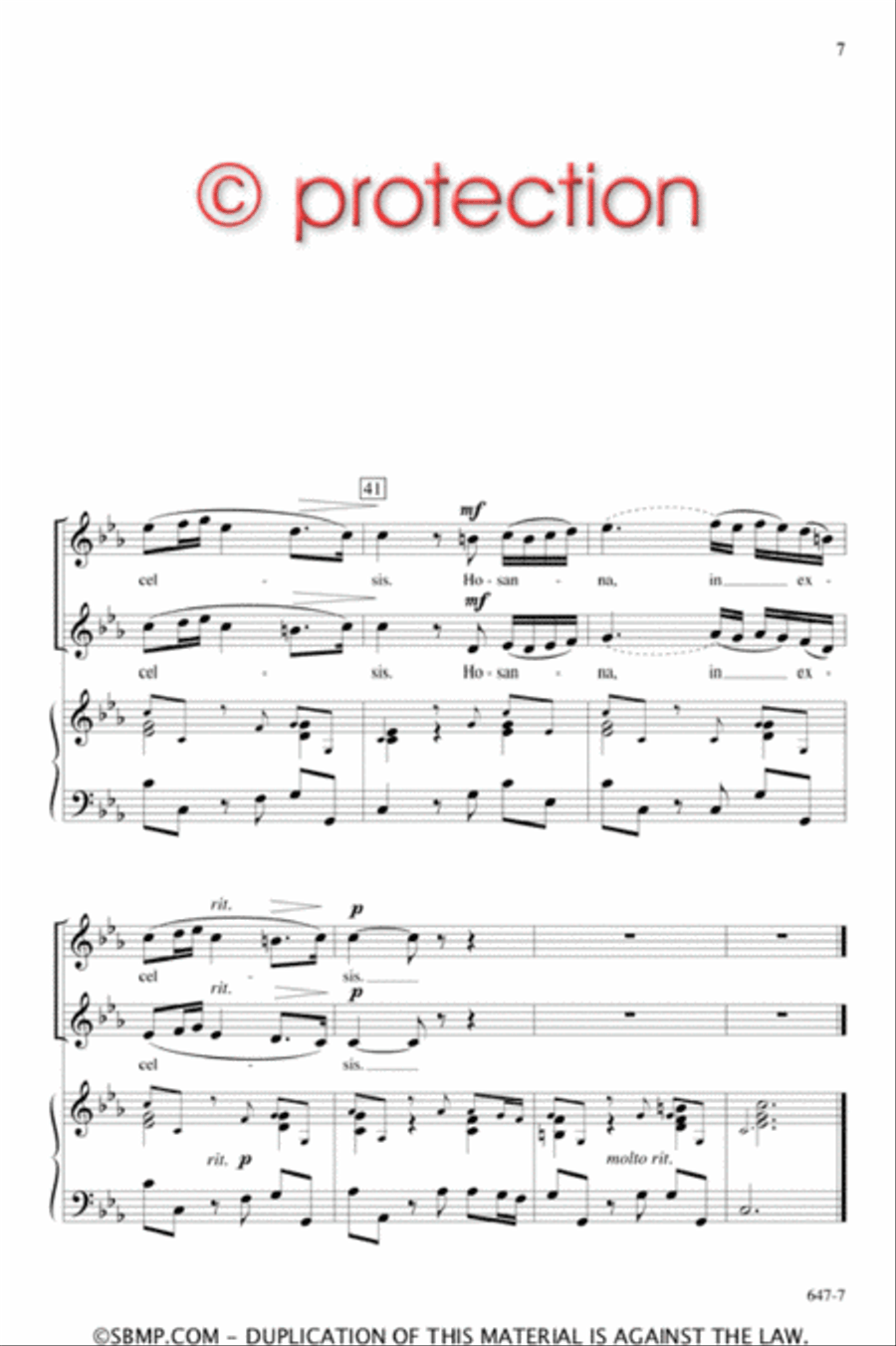 Sanctus - SA Octavo Sanctus - SA Octavo SA scores gallery preview page 6