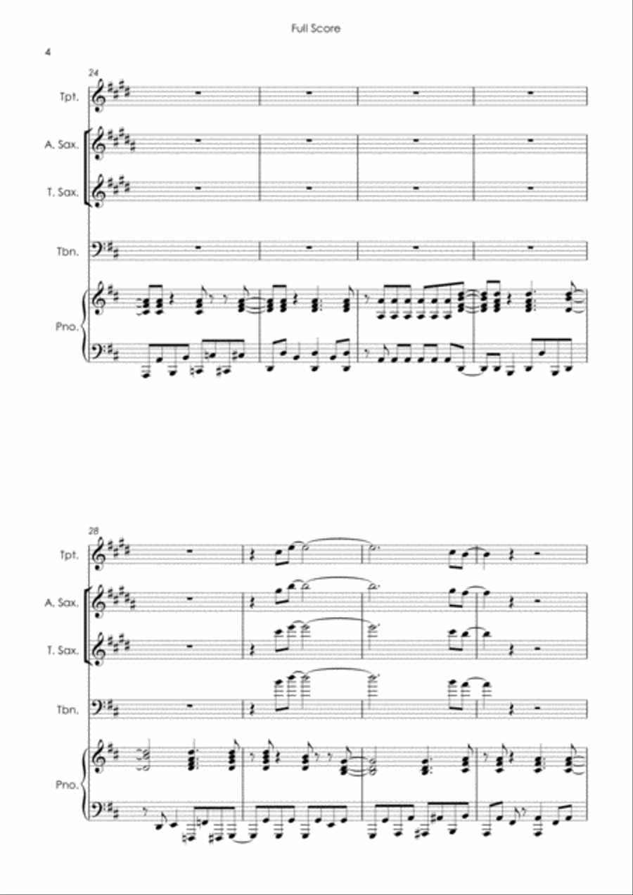 Waterloo Tenor Saxophone scores gallery preview page 6