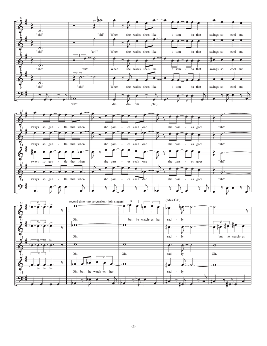 The Girl From Ipanema (Garota De Ipanema) TB scores gallery preview page 2