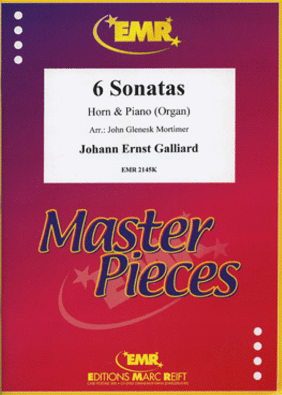 6 Sonatas Horn scores gallery preview page 1