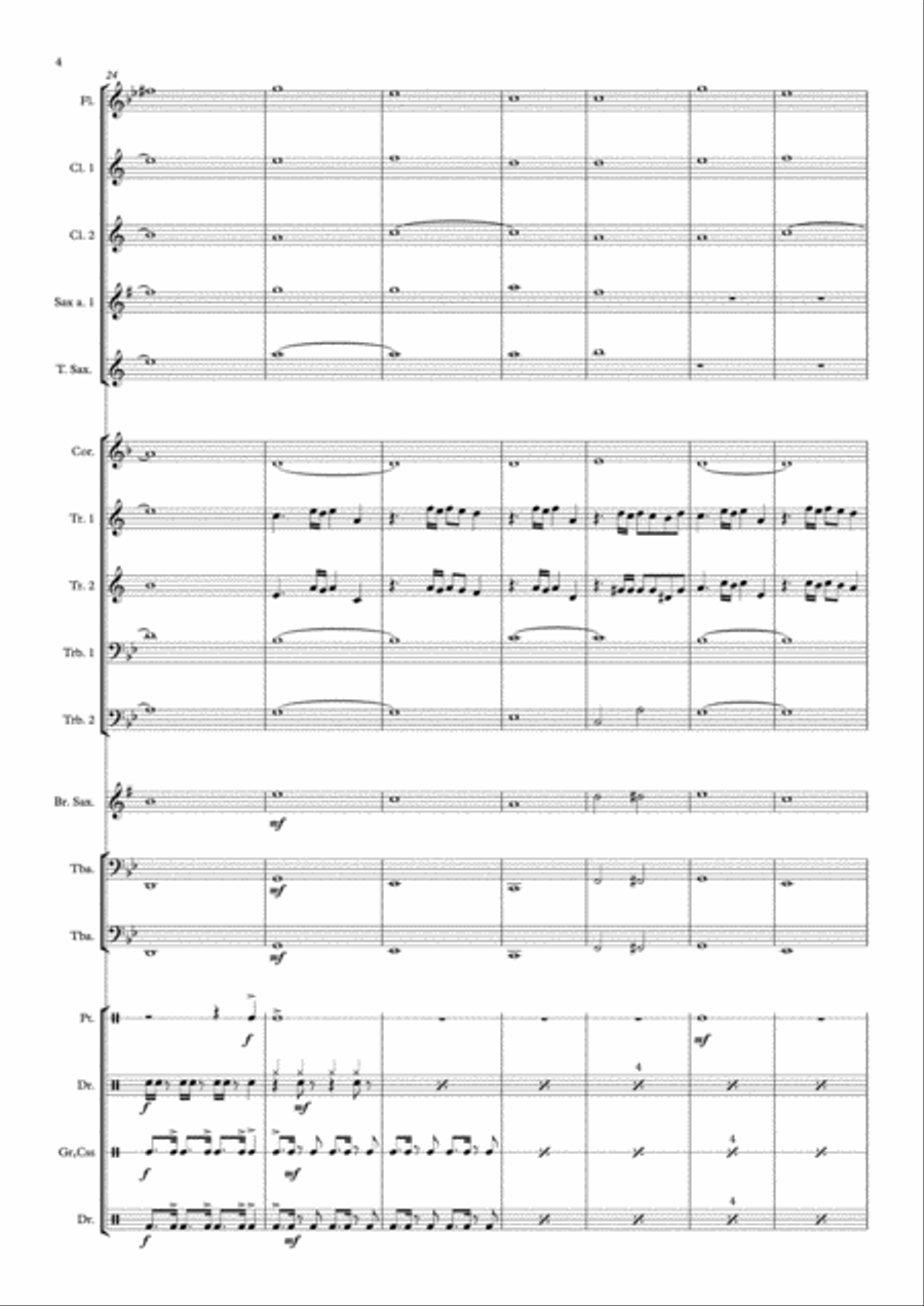 Final Countdown Concert Band scores gallery preview page 6