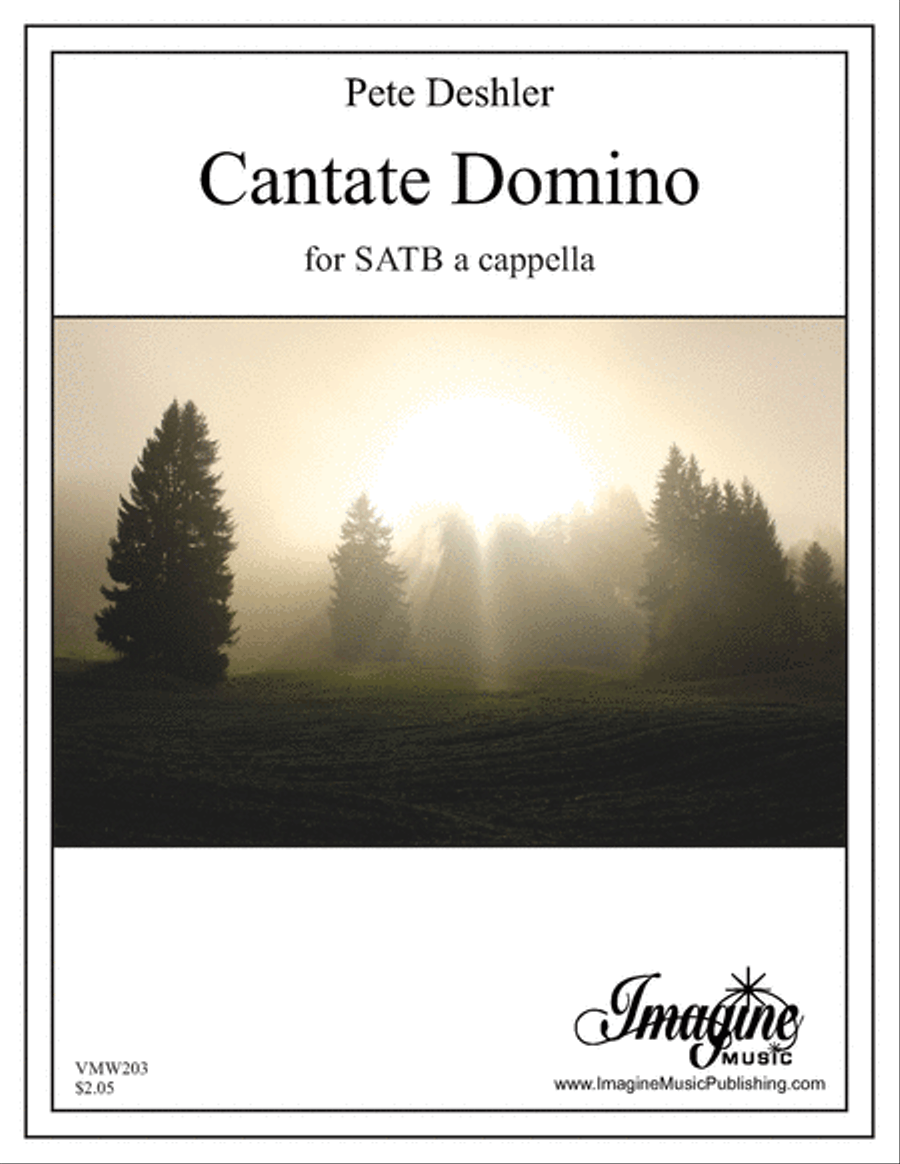 Cantate Domino Cantate Domino 4-Part scores gallery preview page 1