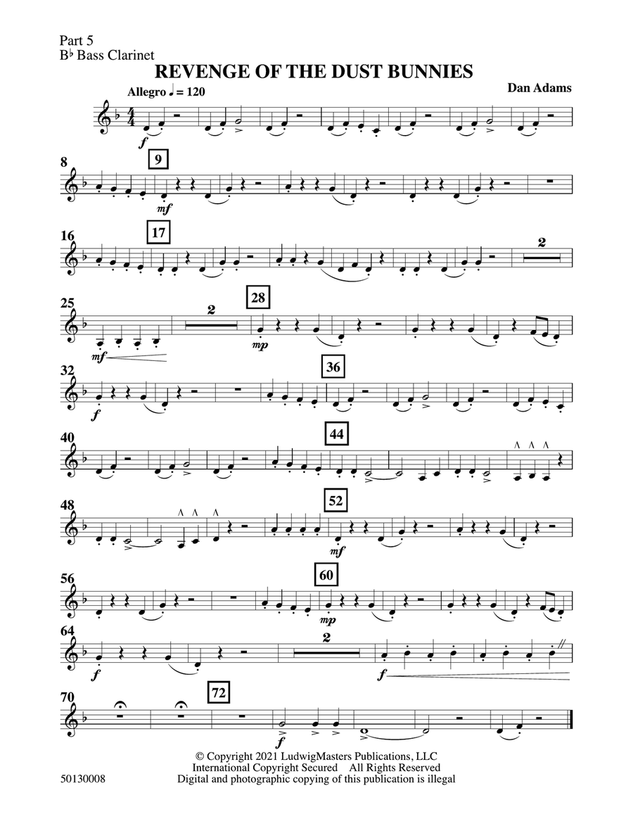 Revenge of the Dust Bunnies: Part 5 - B-flat Bass Clarinet
